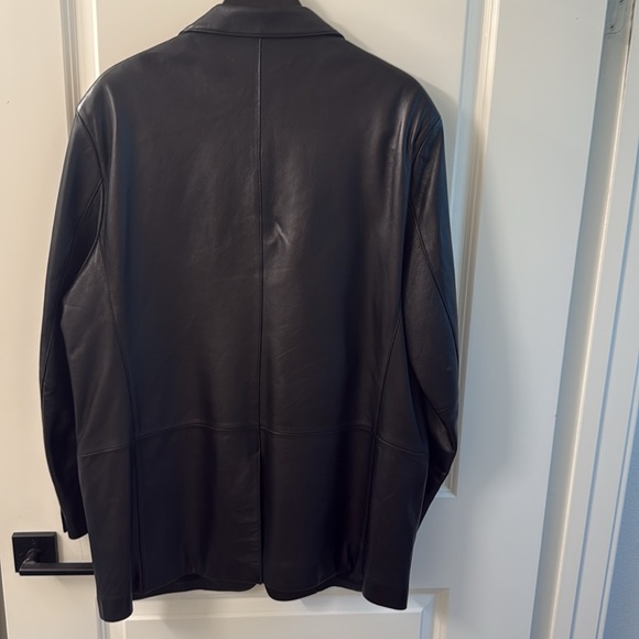 Kenneth Cole Leather Blazer - Picture 7 of 12